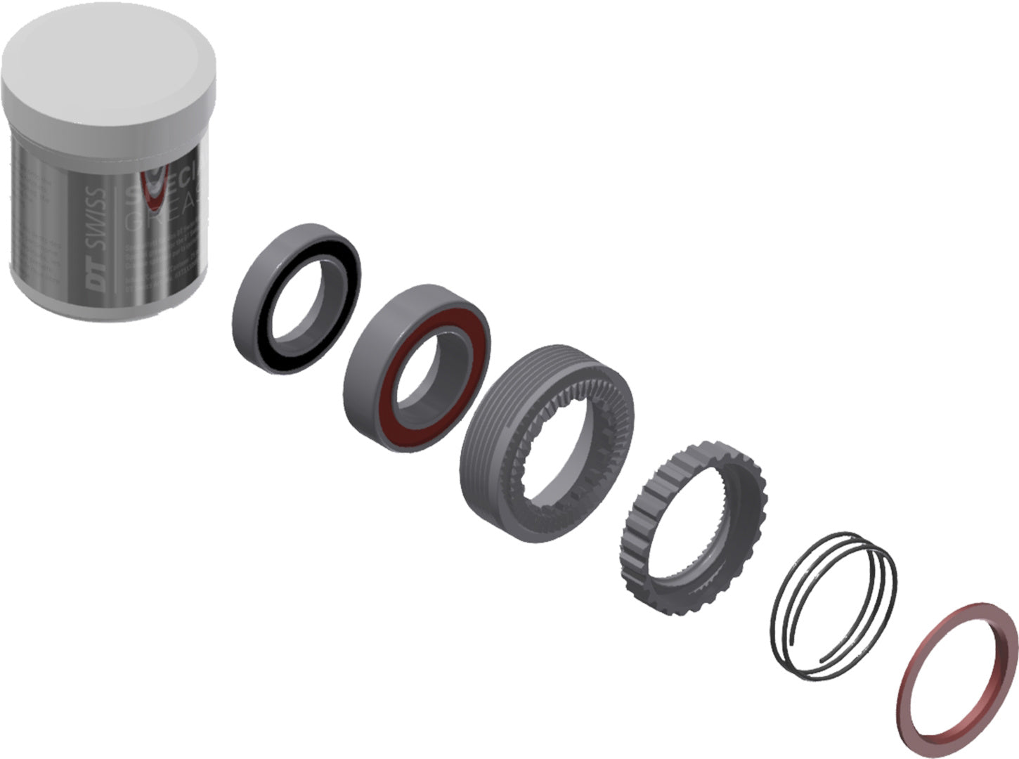 Service Kit Ratchet EXP 54T 180 w. Bearing