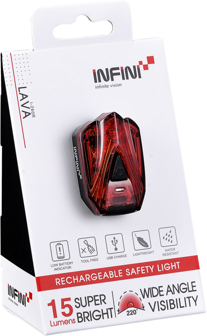 Rear Light Lava with Battery