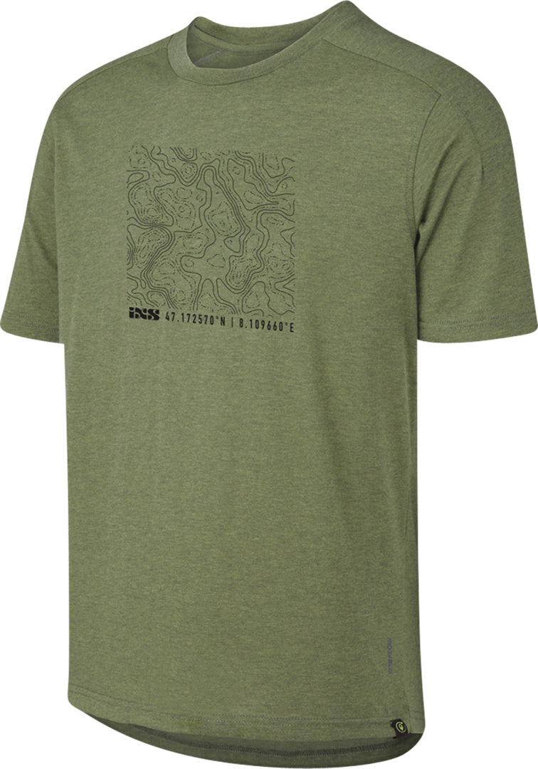FlowTech Kids Tee (contour) olive
