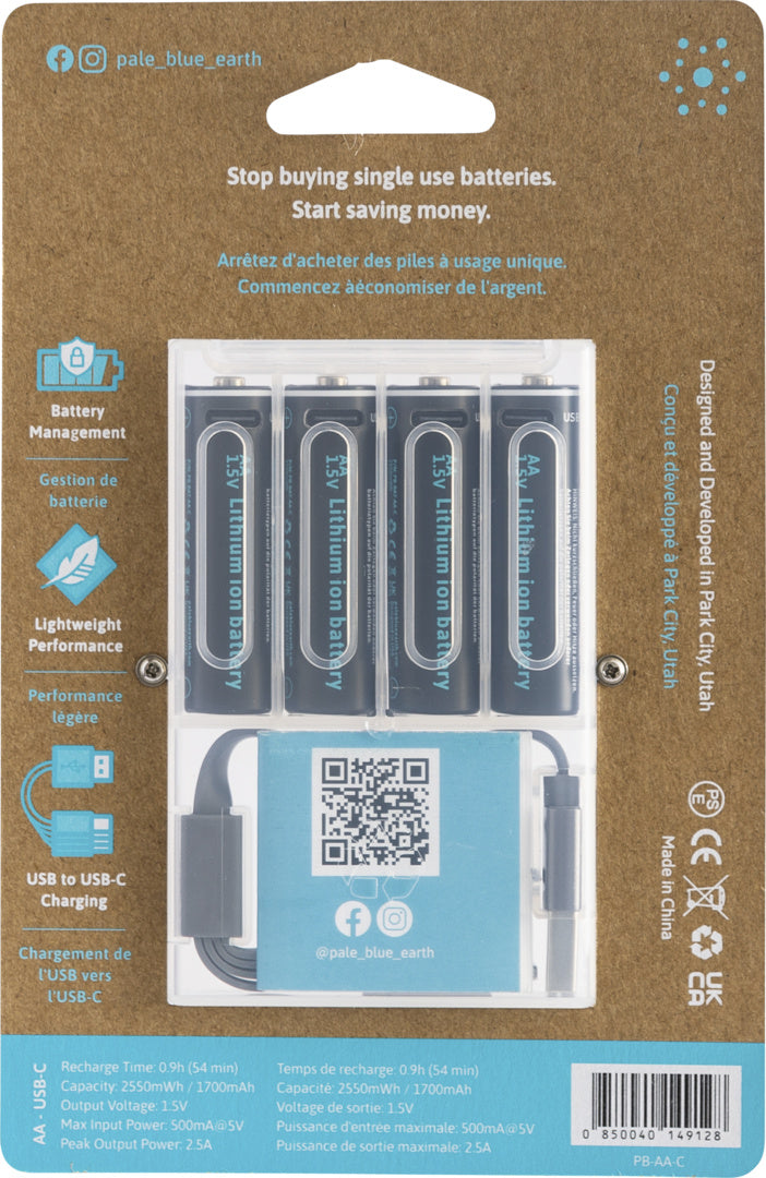 Battery AA USB-C 4pcs