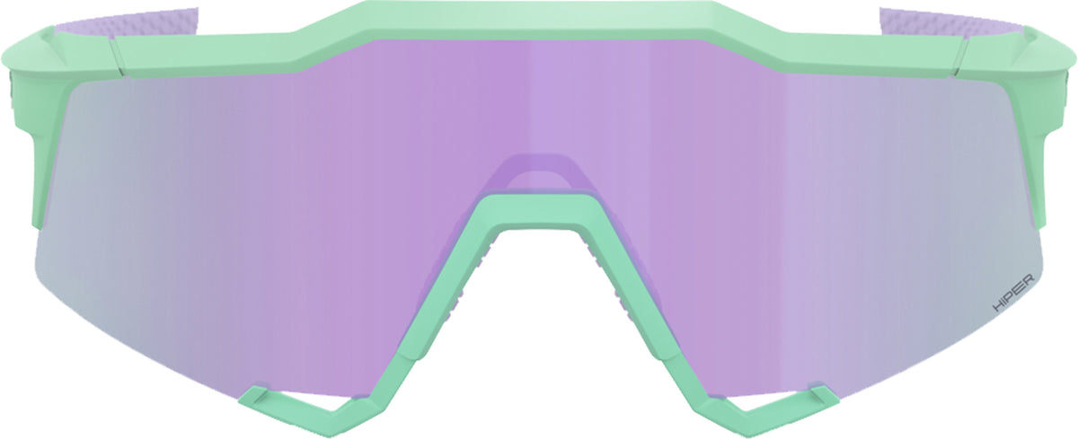Glasses Speedcraft Soft Tact Mint - HiPER Lavender Mirror Lens