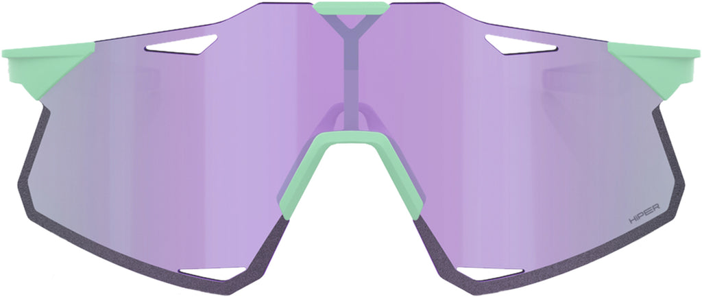 Glasses Hypercraft - Soft Tact Mint - HiPER Lavender Mirror Lens