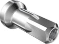 Standard nipple hidden aluminum 2.0/12mm, , 100 pieces.