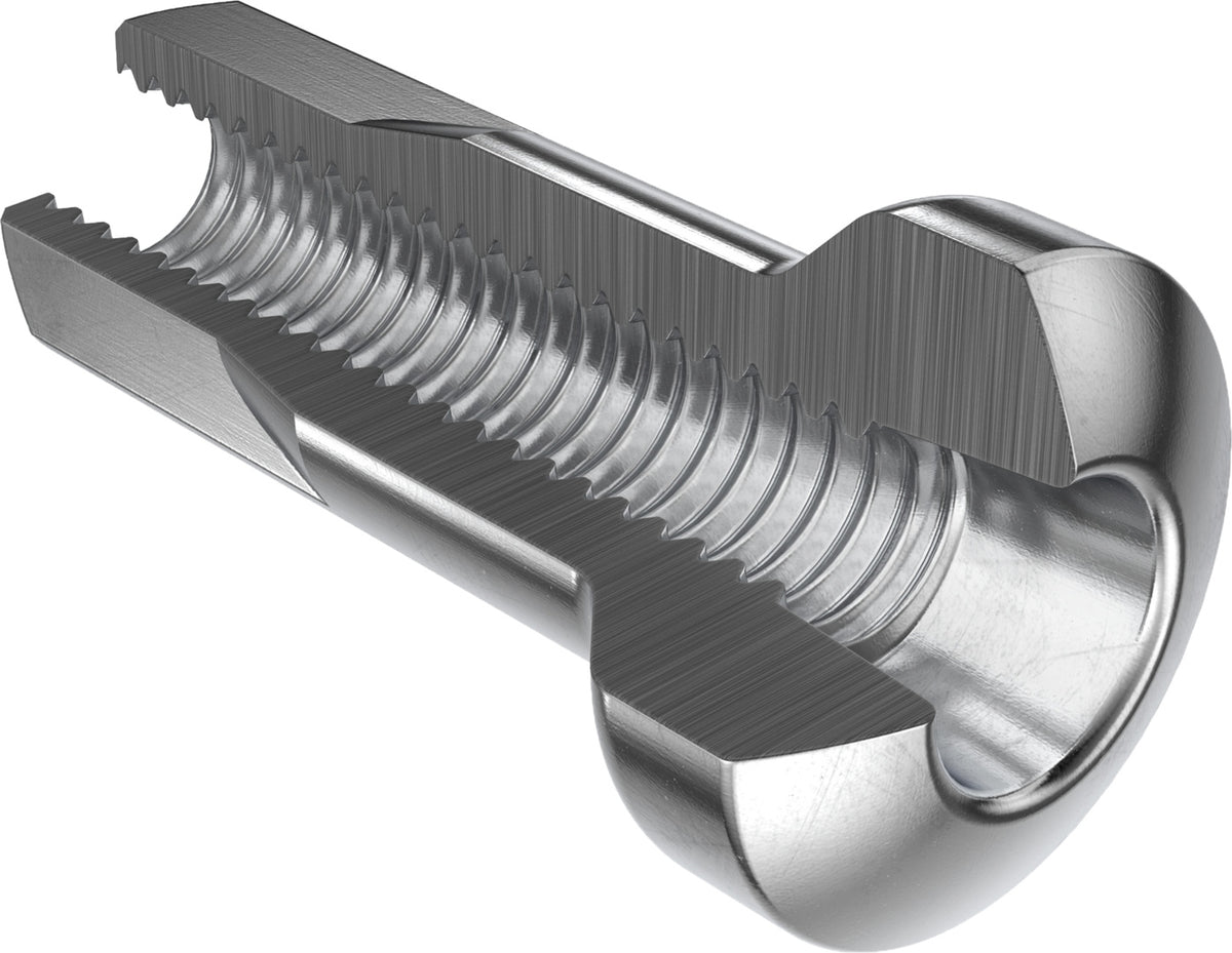 Standard nipple hidden aluminum 2.0/12mm, , 100 pieces.