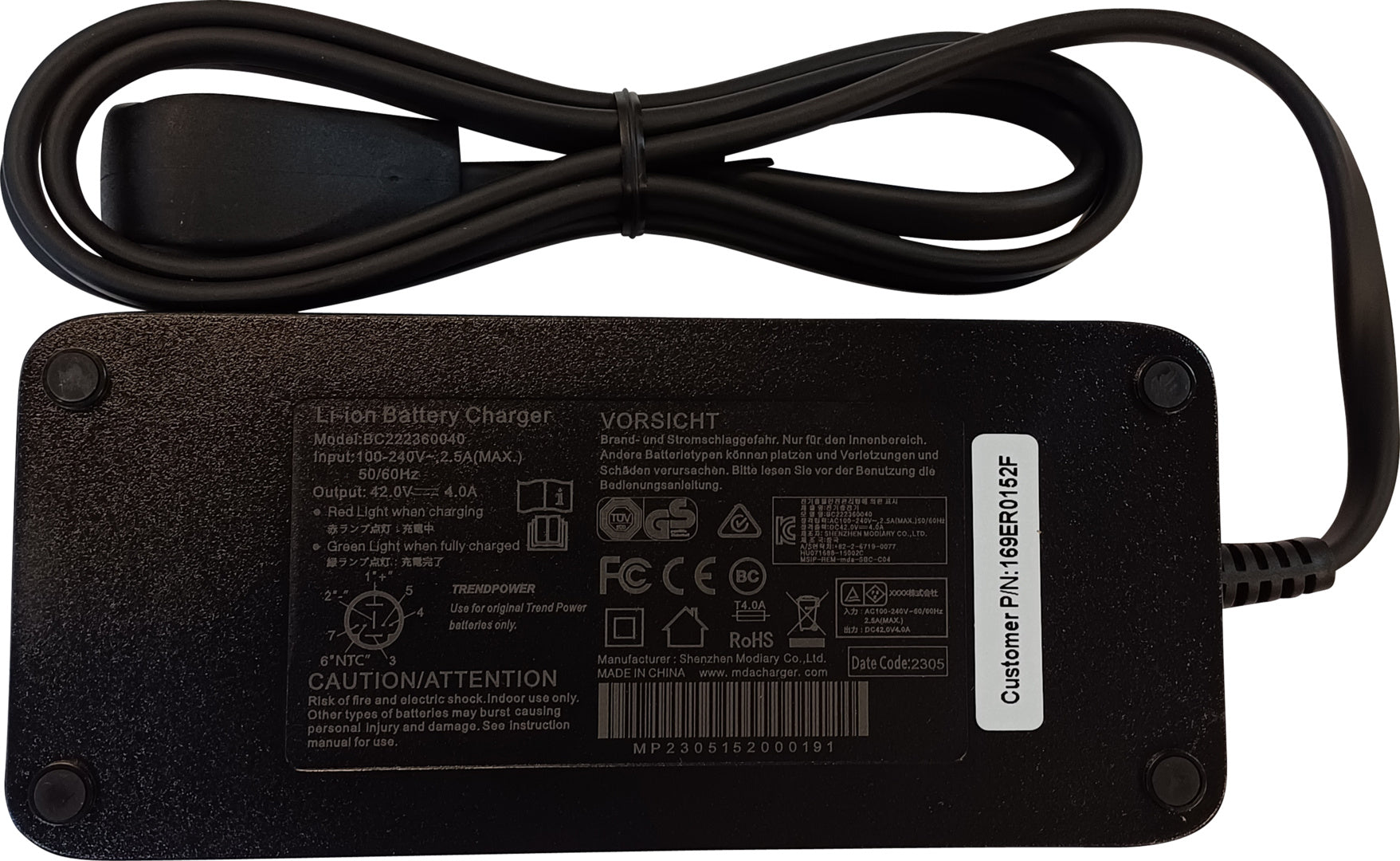 Simplo Charger 90? 220V, 4A