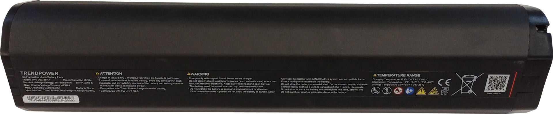 Simplo Battery 36V, 17.5Ah, 630Wh