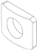 Seat Clamp Bolt Washer P3117-1