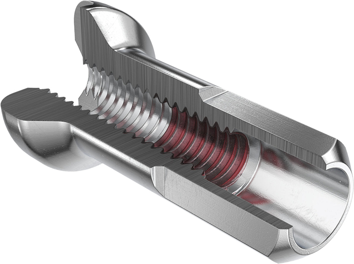 Standard nipple aluminum PL 2.0/14mm, , 100 pieces.