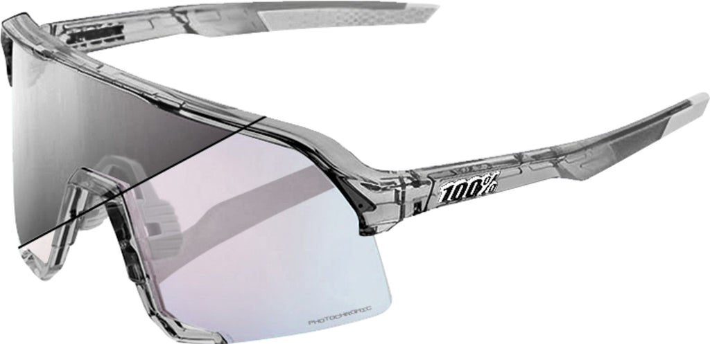 Glasses S3 - Polished Translucent - Rose Mirror Photochromic Lens