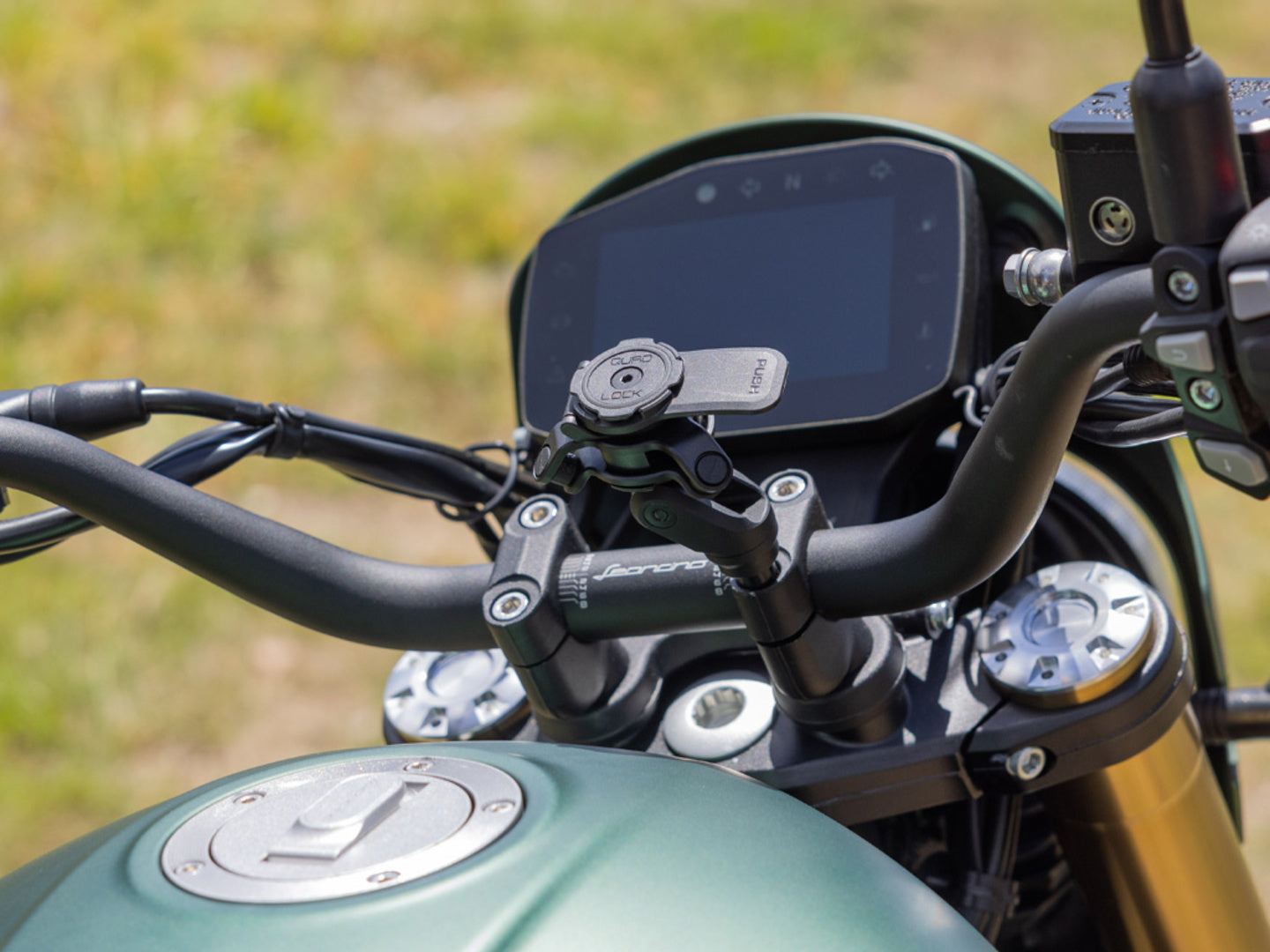Motorcycle Handlebar Clamp Mount Pro
