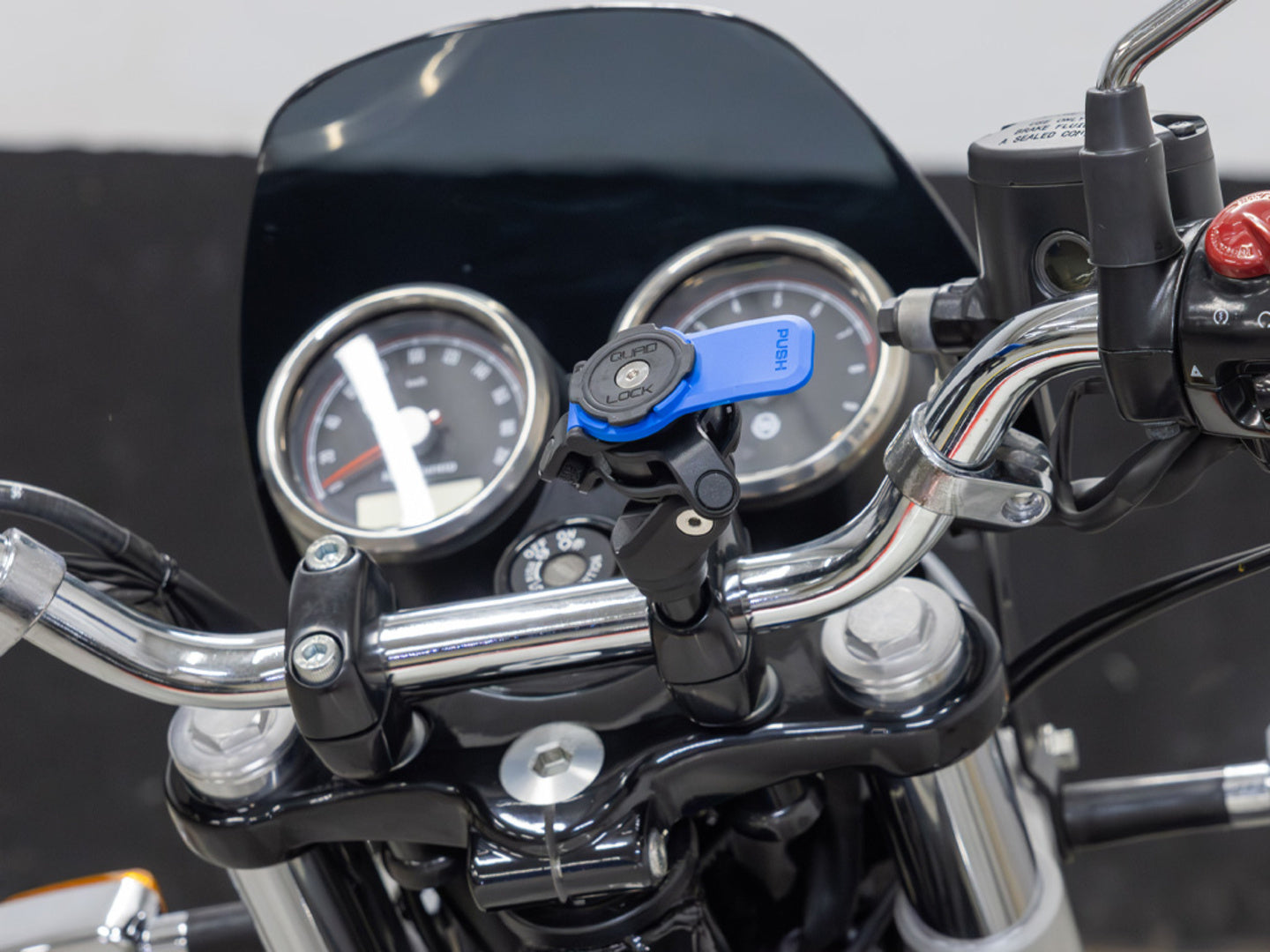 Motorcycle Handlebar Clamp Mount