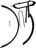 Mudguard/luggage rack set 700Cx53mm