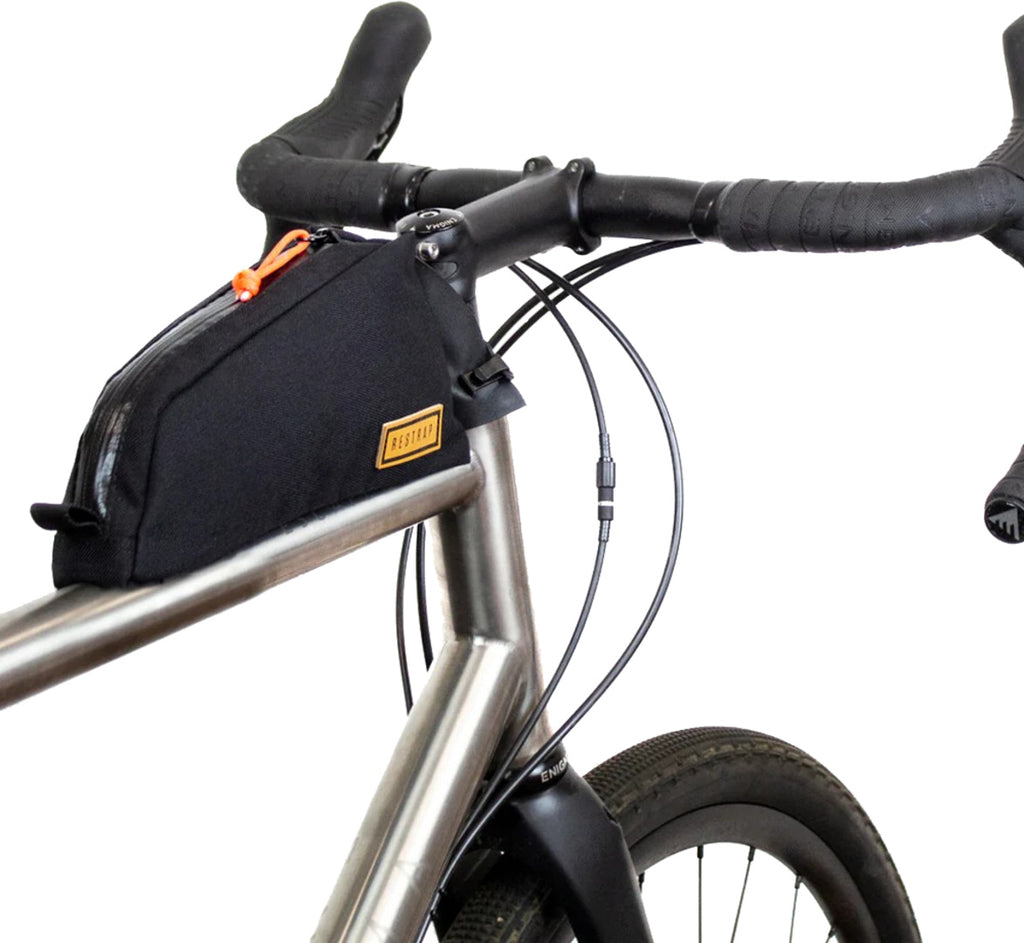 Bolt-on top tube bag