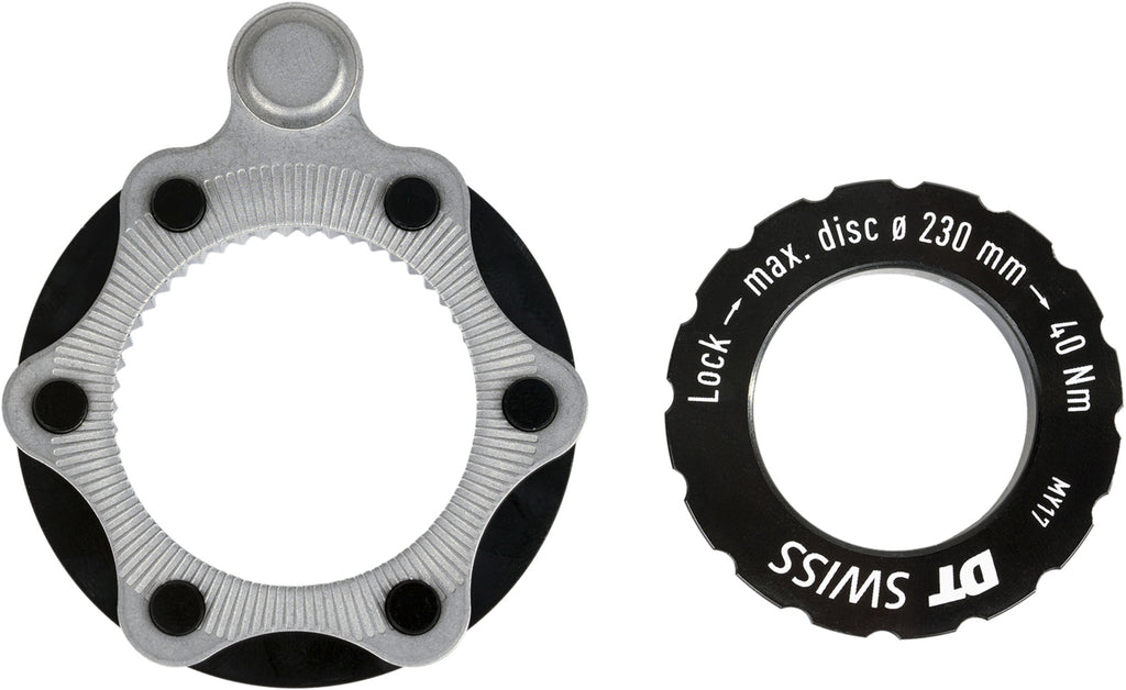 Center lock adapter with magnet