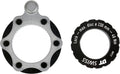 Center lock adapter with magnet