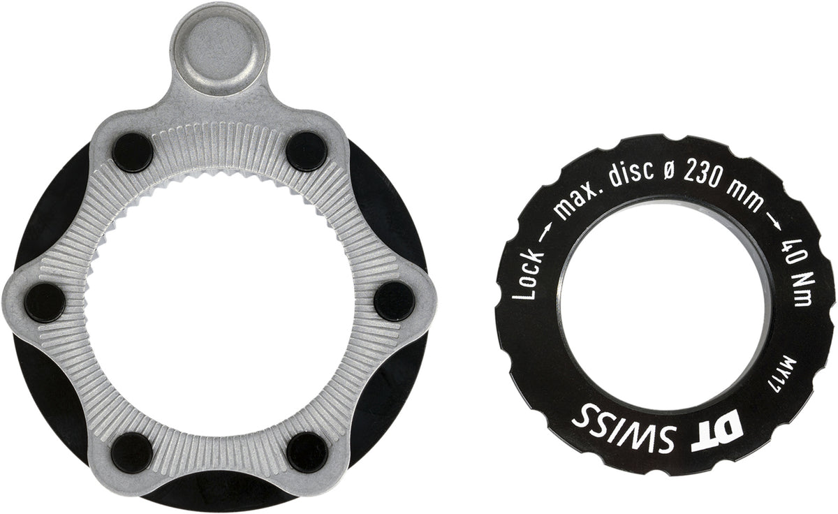 Center lock adapter with magnet