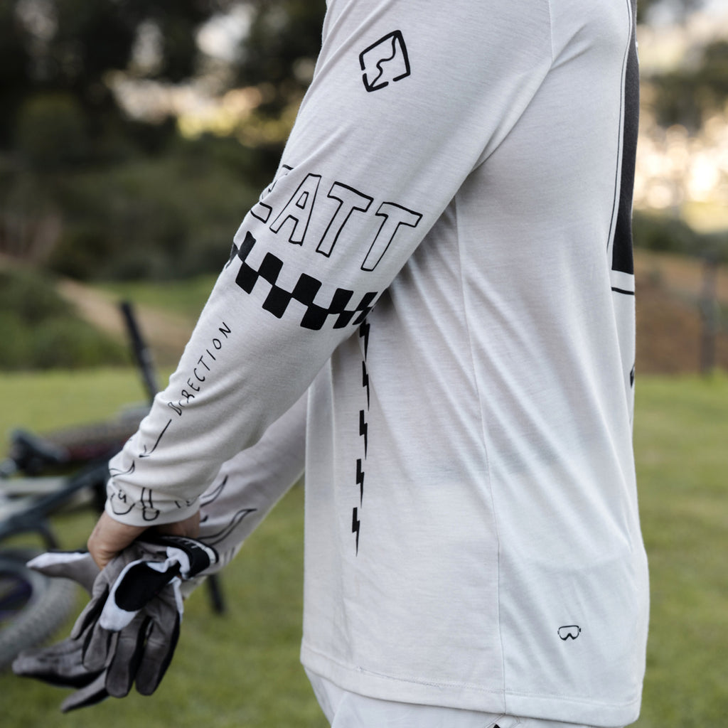 MTB Gravity 3.0 Long Sleeve Jersey cream