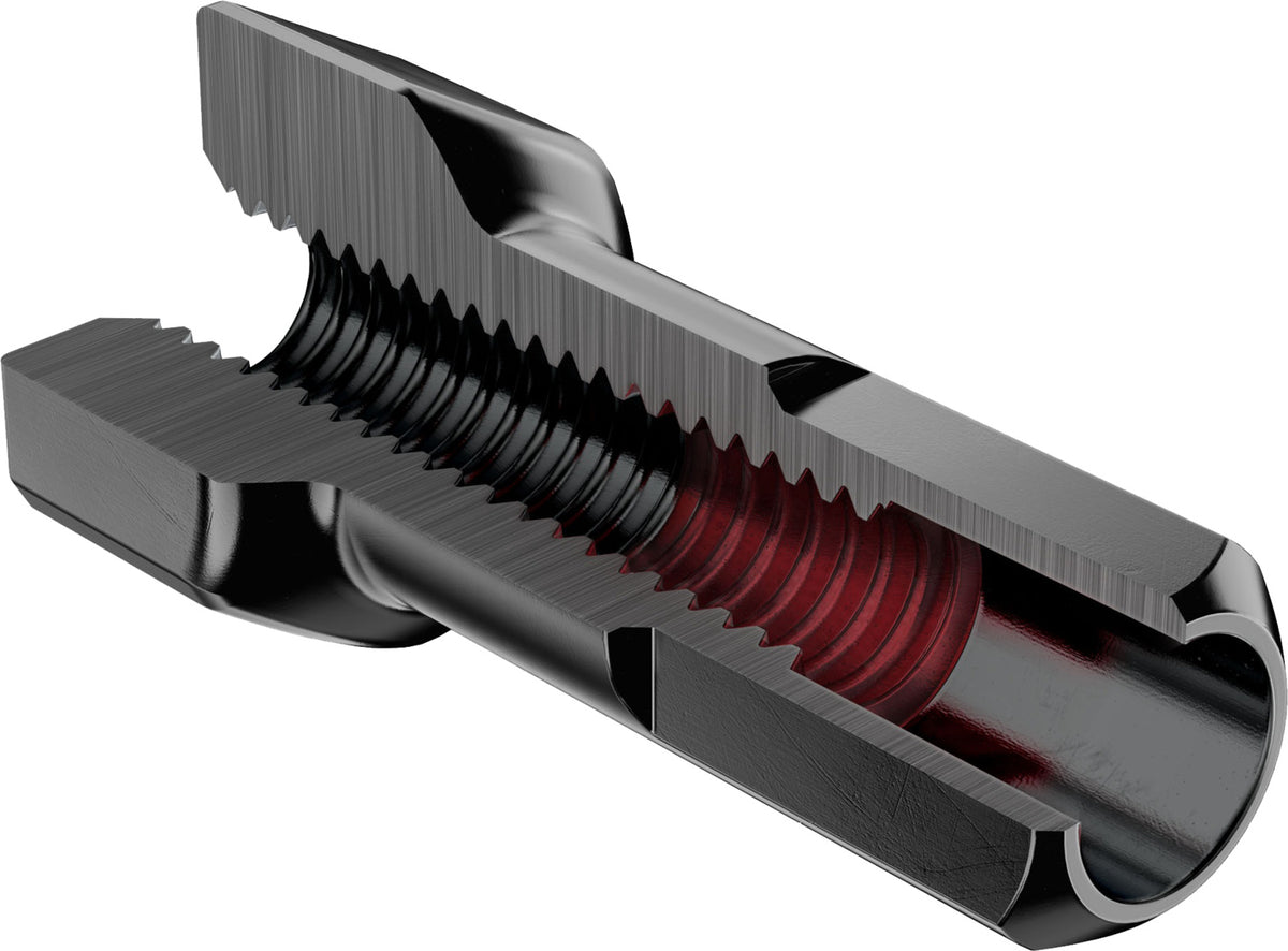Flat Hex Pro Head Nipple Aluminum PL 2.0/13mm