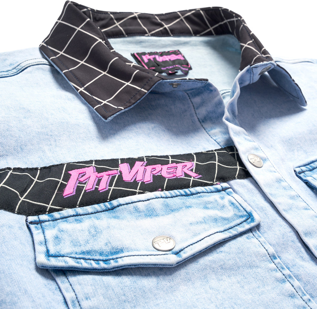 The Surge Matrix Sport Denim Button Down denim