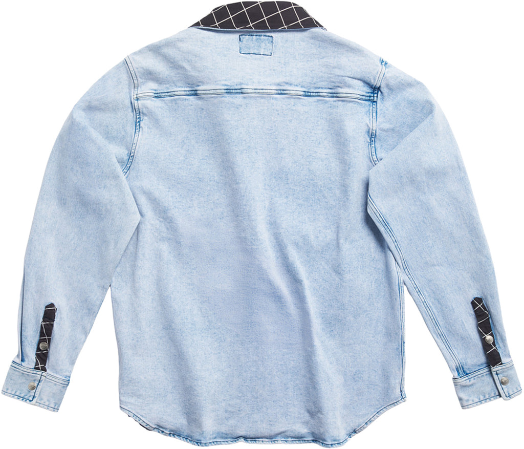 The Surge Matrix Sport Denim Button Down denim
