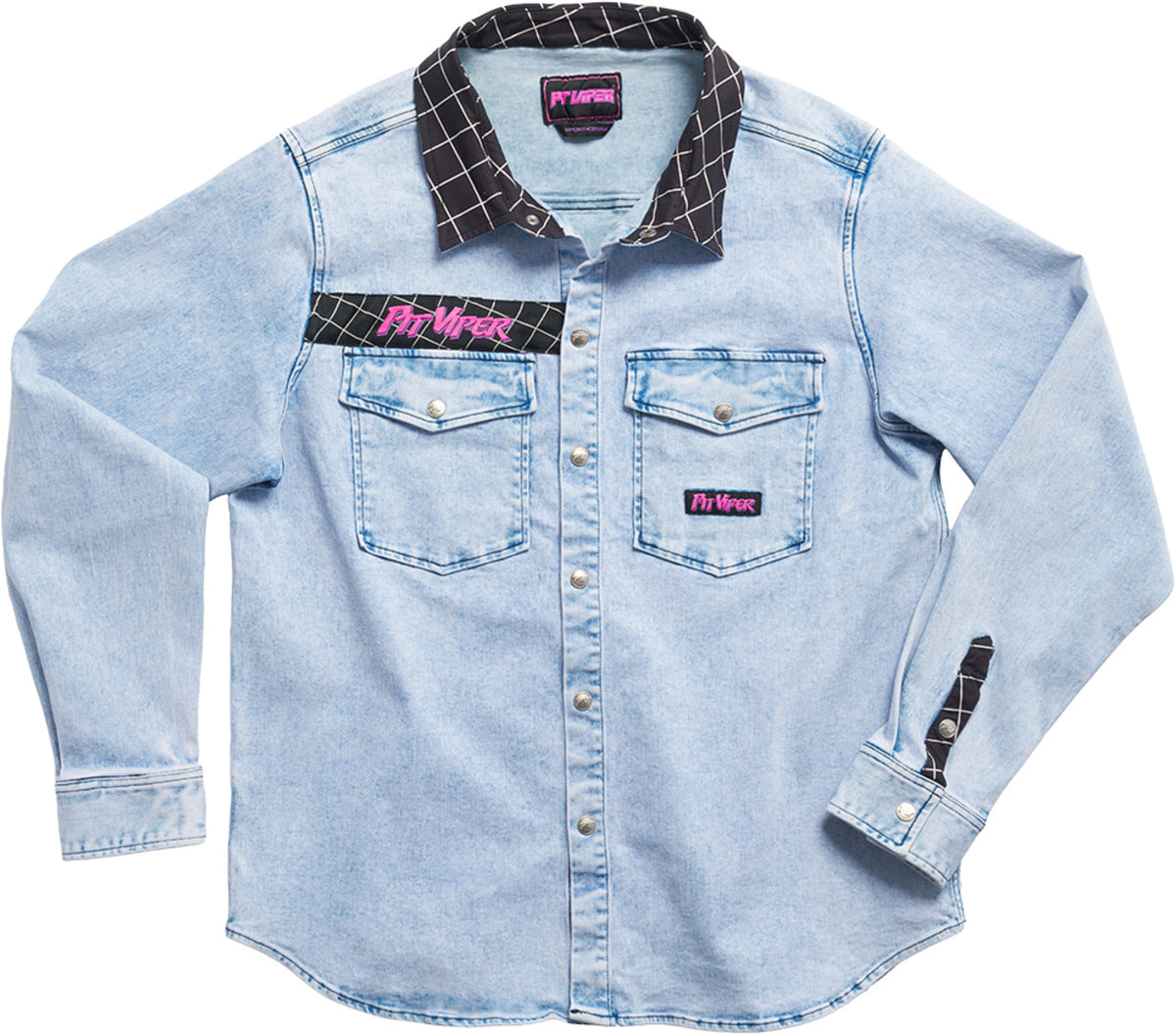 The Surge Matrix Sport Denim Button Down denim