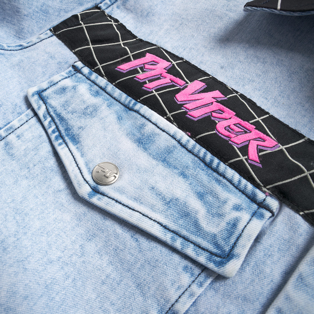 The Surge Matrix Sport Denim Button Down denim