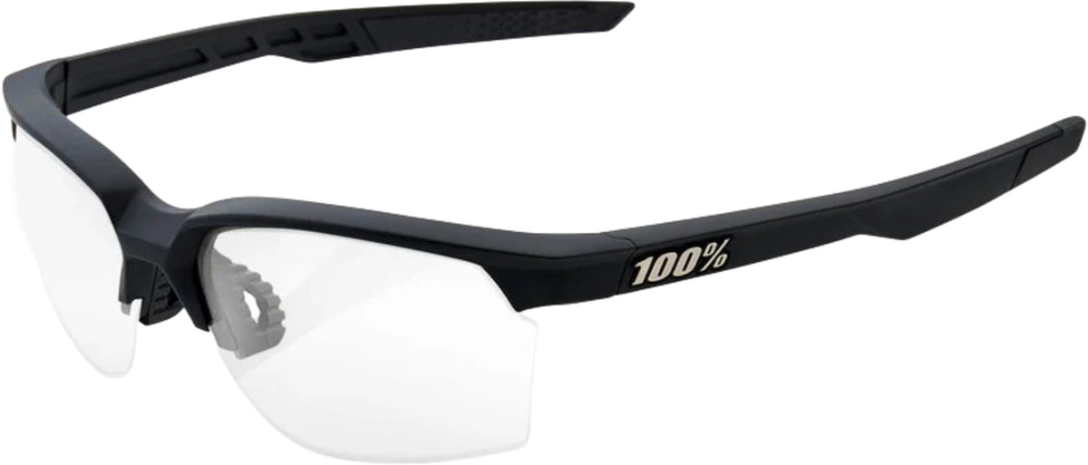 Glasses Sportcoupe Soft Tact -Smoke Lens + Clear Lens Included