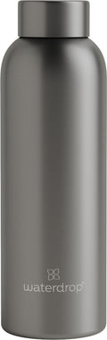 Steel Bottle 0.6l pastel charcoal brushed