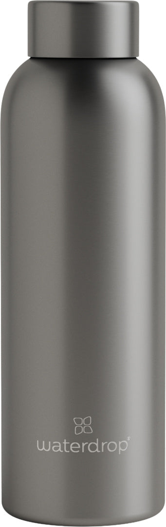 Steel Bottle 0.6l pastel charcoal brushed
