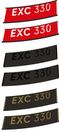 EXC 330 sticker set for 27.5" rim