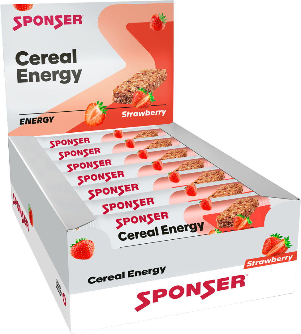 Cereal Energy Bar, STRAWBERRY Display (20 x 40 g)