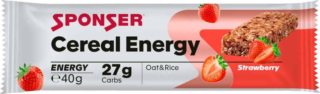 Cereal Energy Bar, STRAWBERRY Display (20 x 40 g)