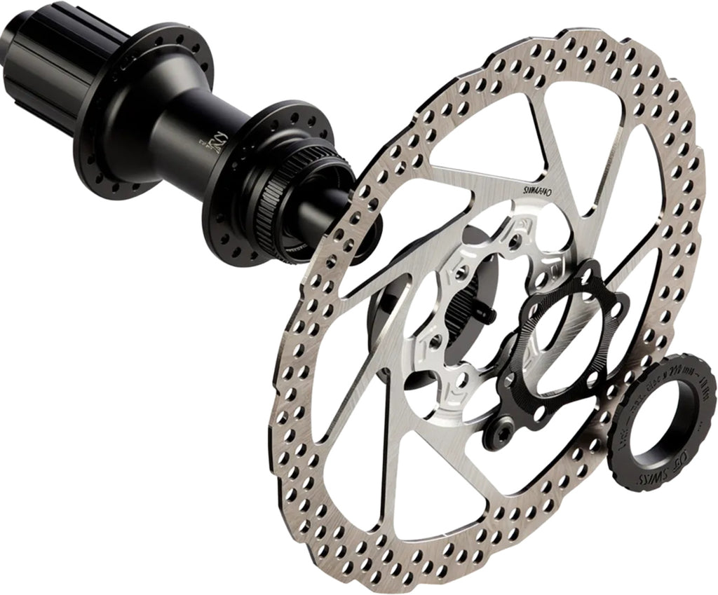 Center lock adapter with magnet