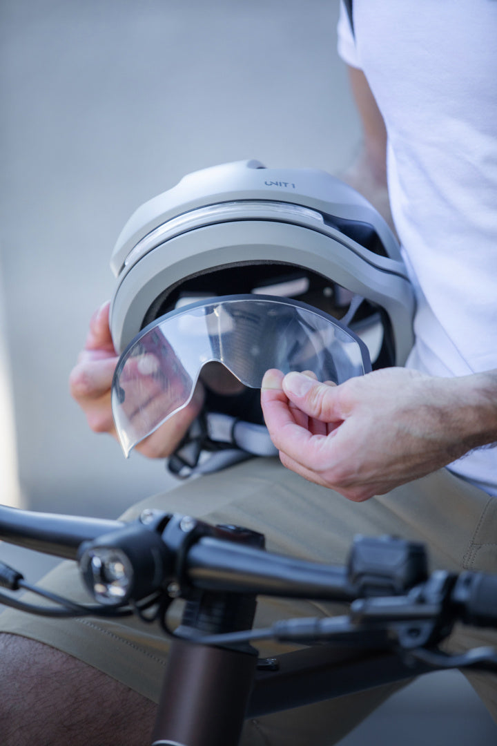Unit1 Helmet Visor Neon 2 Clear