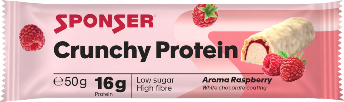 Crunchy Protein, RASPBERRY Display (12 x 50 g)