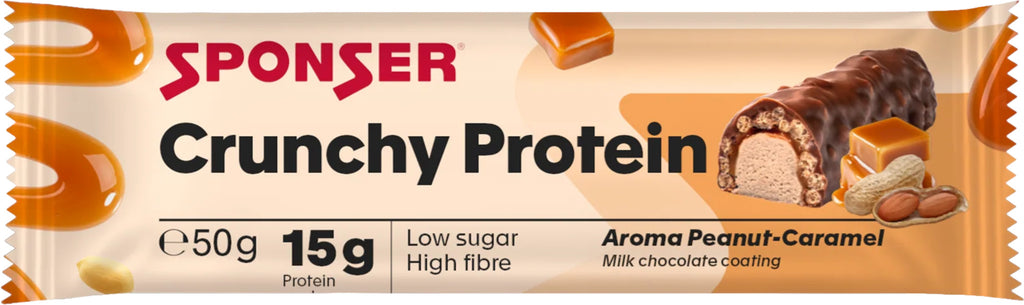 Crunchy Protein, PEANUT-CARAMEL (12 x 50 g)