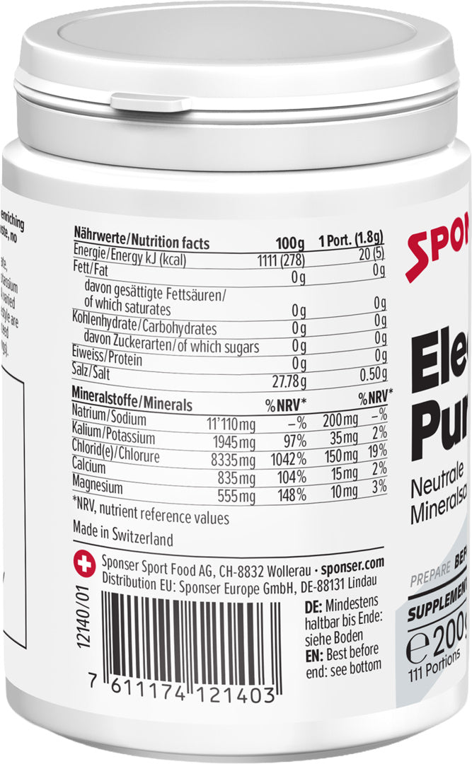 Electrolytes Pure, NEUTRAL (200 g)