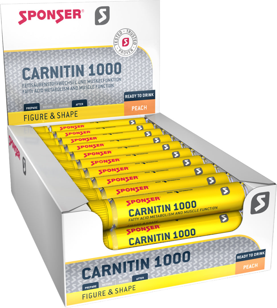 Carnitine 1000, PEACH Display (30 x 25 ml)