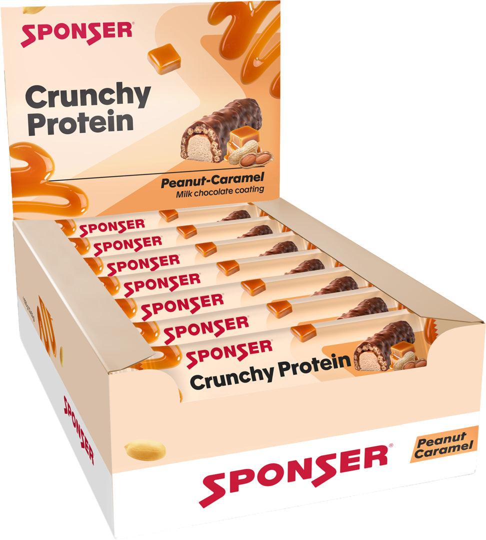 Crunchy Protein, PEANUT-CARAMEL (12 x 50 g)