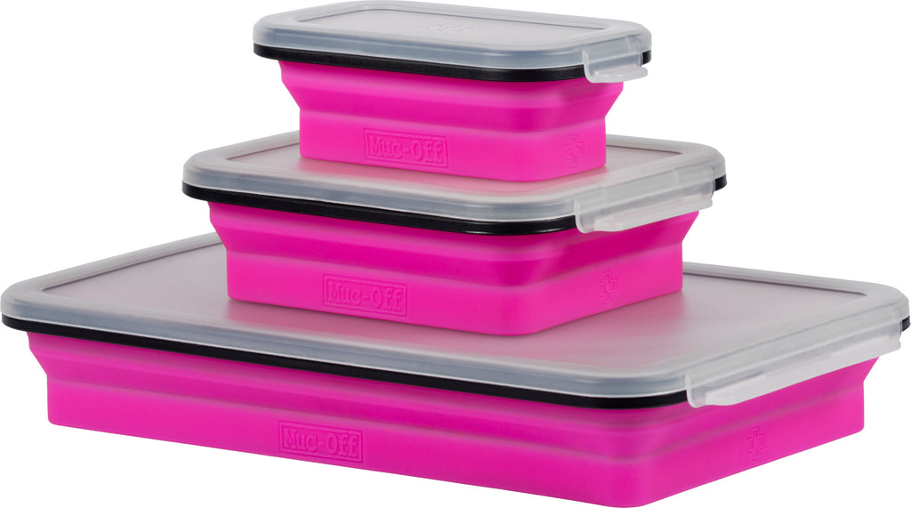 Silicone Collapsible Magnetic Trays Set of 3