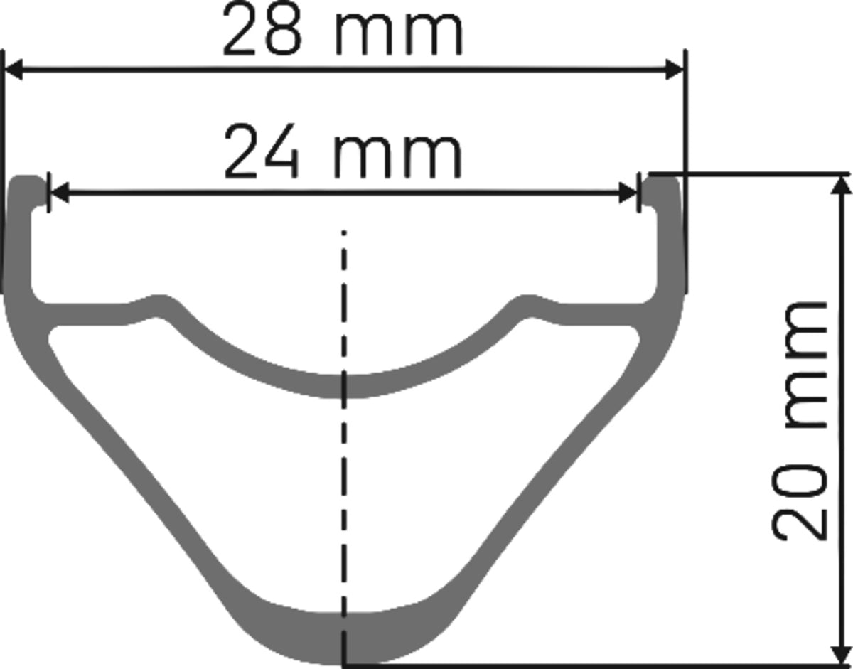 E 470 rim DB 700C 24 28L