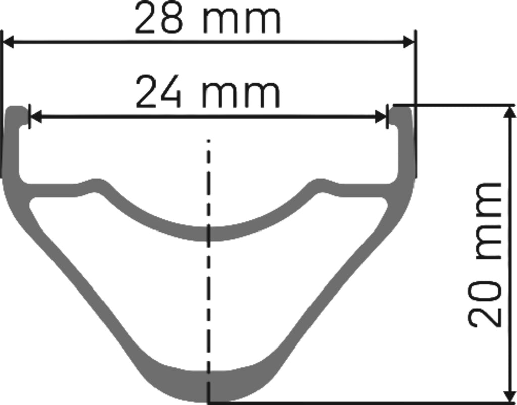 E 470 rim DB 700C 24 32L