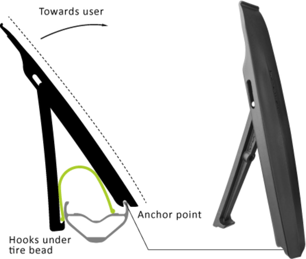 Tubeless tire levers