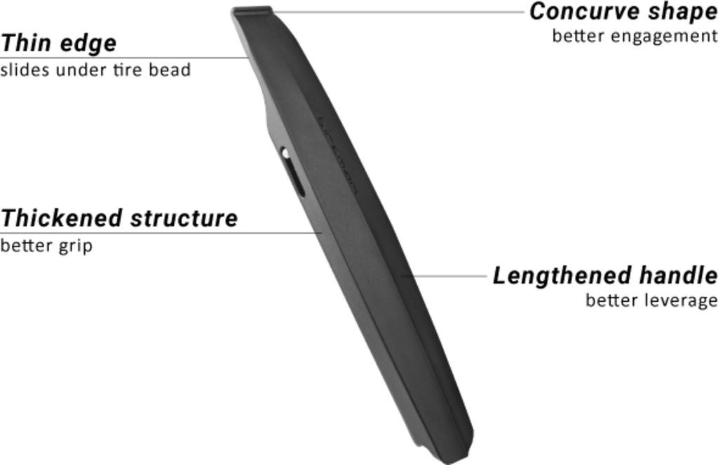 Tubeless tire levers
