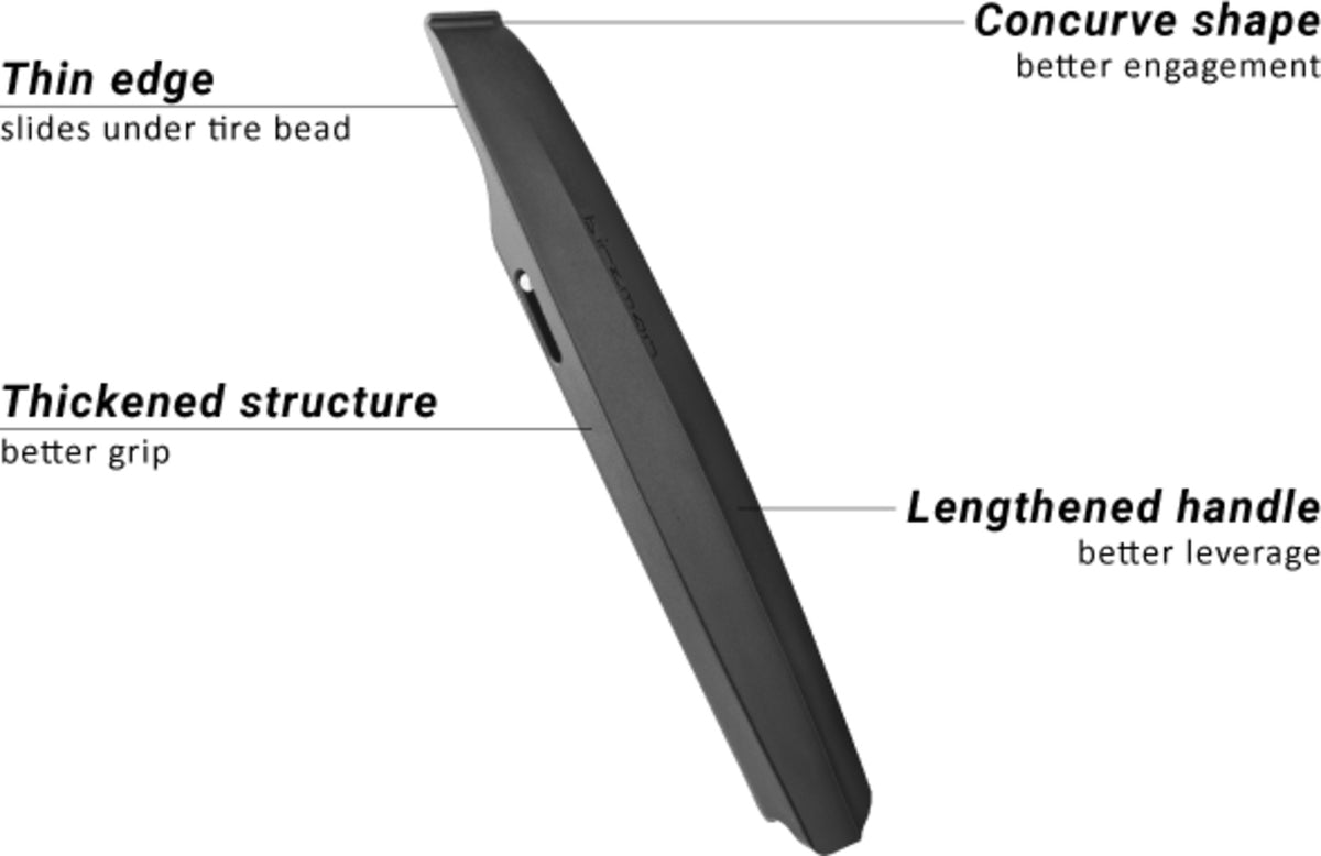 Tubeless tire levers