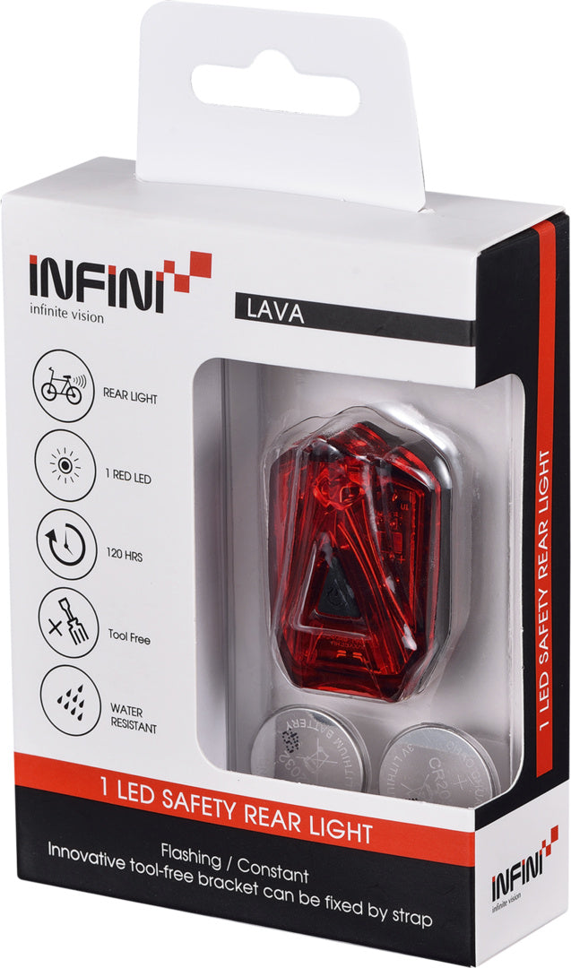 Rear Light Lava with Battery